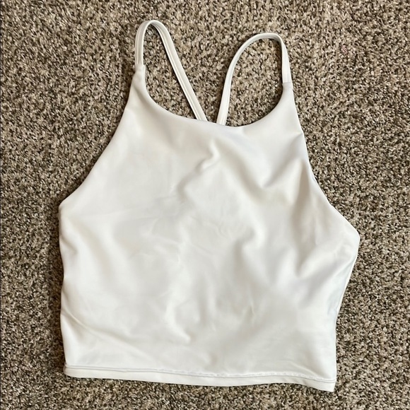 White Halter Top - Picture 1 of 2